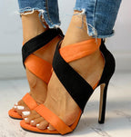 Women's Fashion With Color Matching Sandals