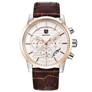 Fashion casual three-eye belt men's watch Binya Benyar BY-5104 hot sale quartz watch
