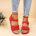 Wedge Sandals Summer Velcro Platform Shoes Women