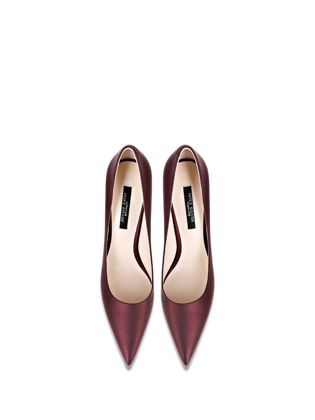 Pointed High Heels Women's Stiletto Heel Leather Pumps